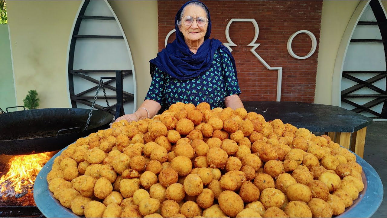 1000 CHEESE BALLS RECIPE | VEG VILLAGE FOOD
