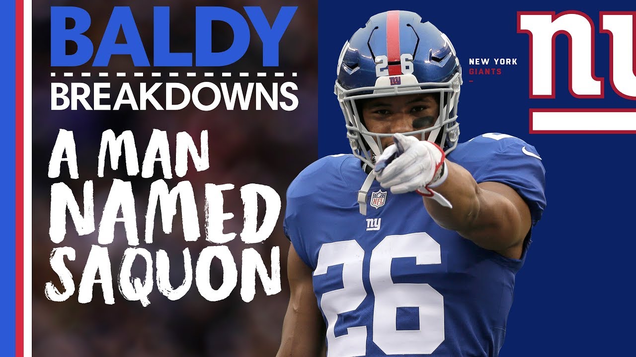 Analyzing Saquon Barkley's UNREAL Rookie Year | Baldy Breakdowns