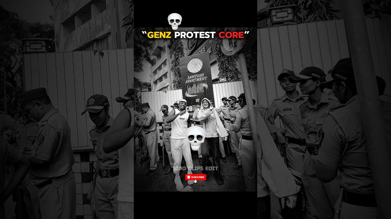 &ldquo;GENZ PROTEST CORE&rdquo;🥶#shorts #protest