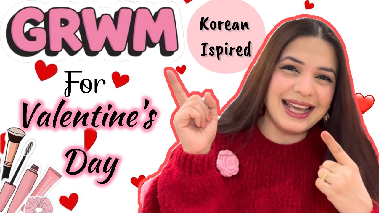 Valentine’s Day Makeup ❤️ | Soft Korean-Inspired Date Look🫰