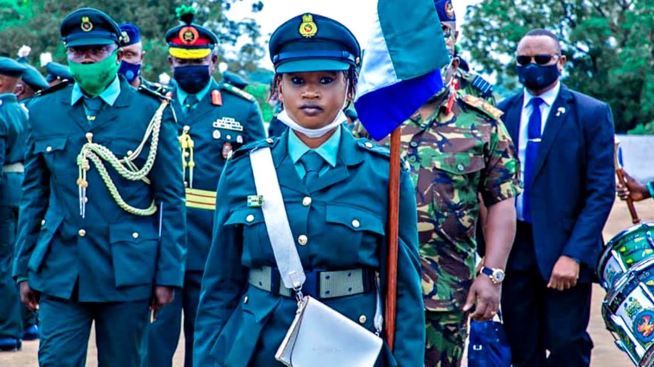President Bio Decorates 60 Cadet Officers