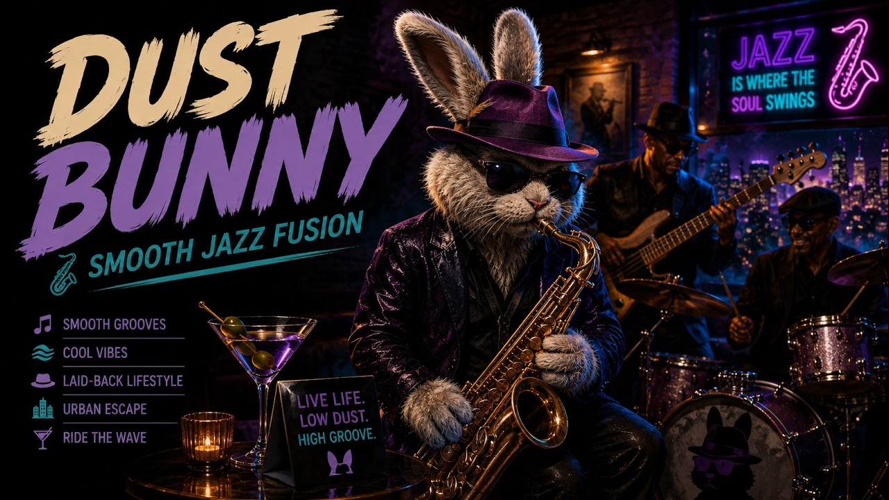 Imaginary – Smooth Jazz Fusion – Dust Bunny | Bright, Upbeat Fusion with Melodic Keys & Clean Guitar