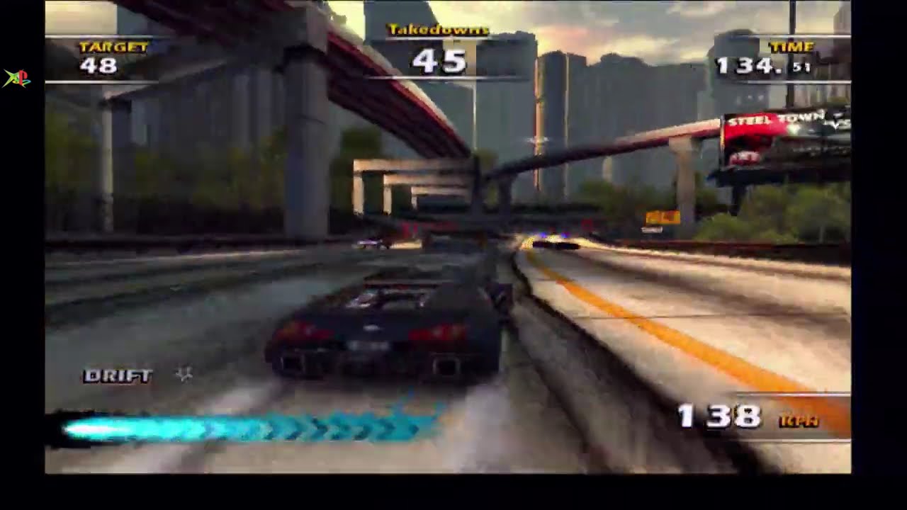 Burnout Dominator: Road Rage Black Gold Highways 175 Takedowns!