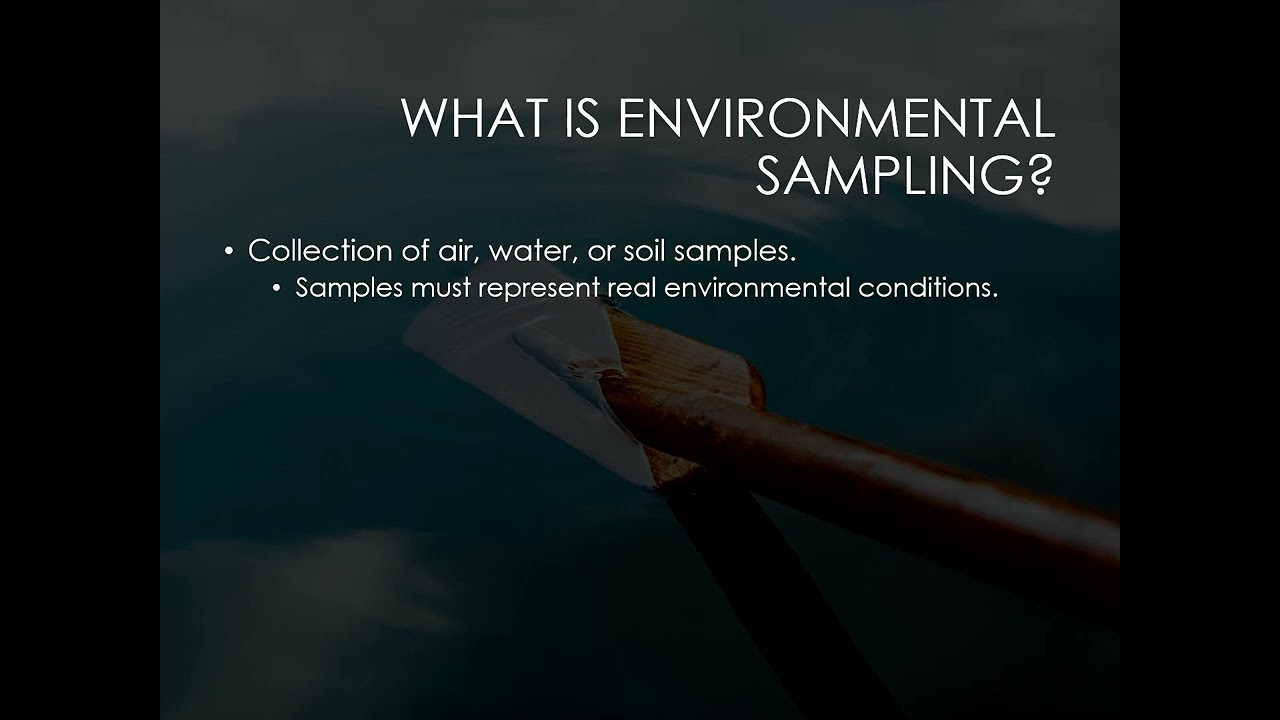 Environmental Sampling and Data Reliability