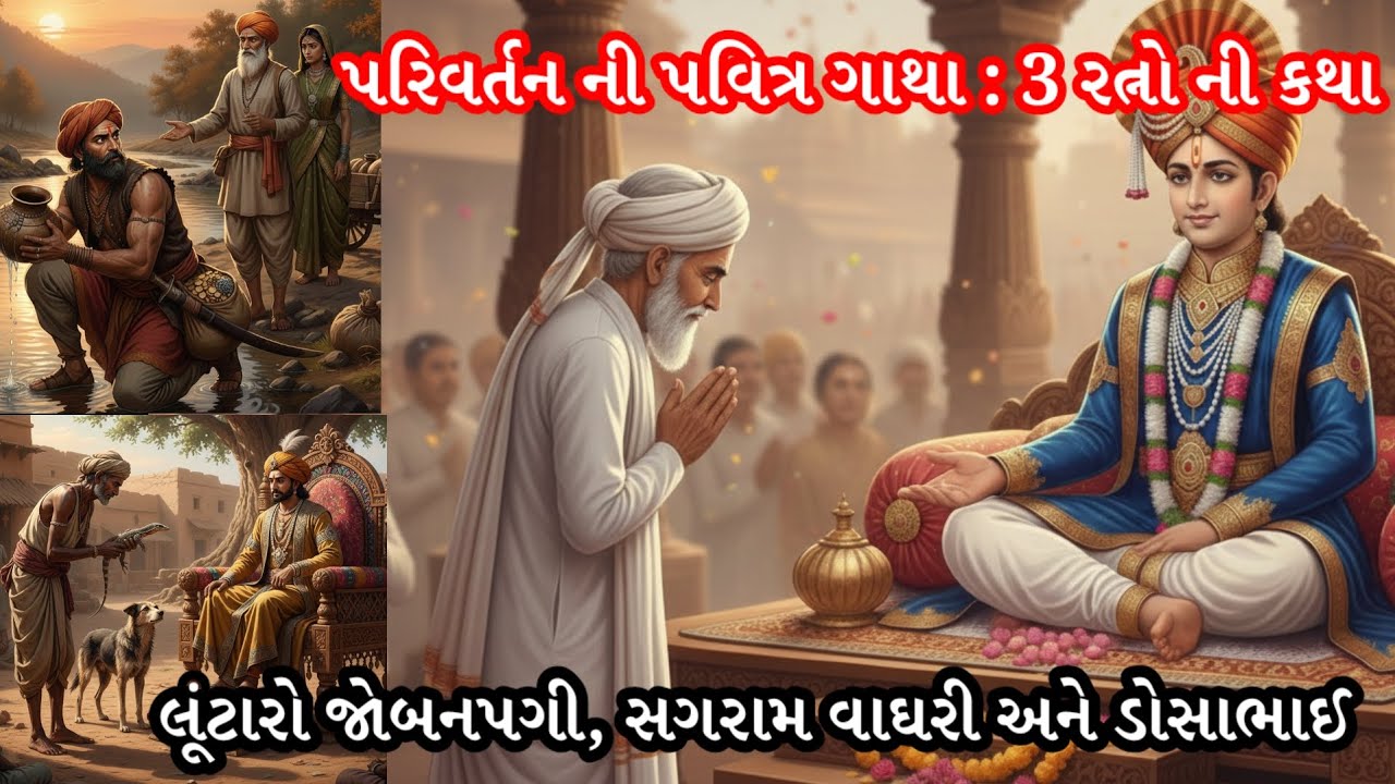 પરિવર્તન ની પવિત્ર ગાથા: જોબનપગી, સગરામ વાઘરી અને ડોસાભાઈ નું આખ્યાન| Swaminarayan Leela|Joban Pagi 