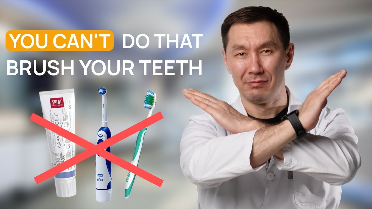 You WON'T NEED to go to the dentist if you brush your teeth LIKE THIS
