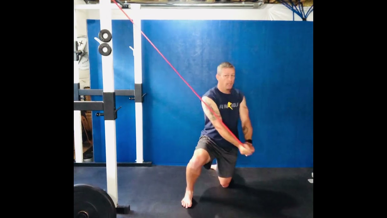 FlingGolf: High to low woodchop for rotational strength. (patreon)