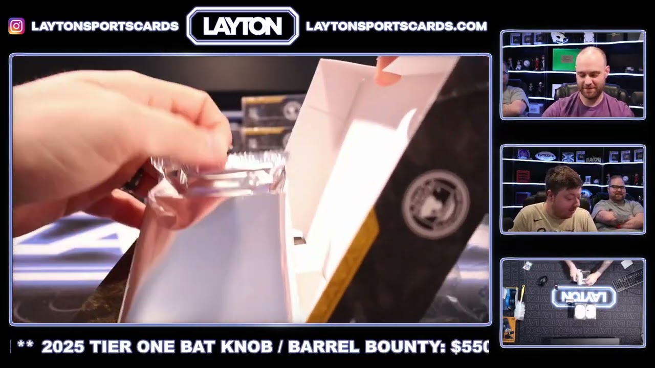 AMAZING BAT KNOB! 2025 Topps Tier One Baseball Hobby 12 Box Case Break #2
