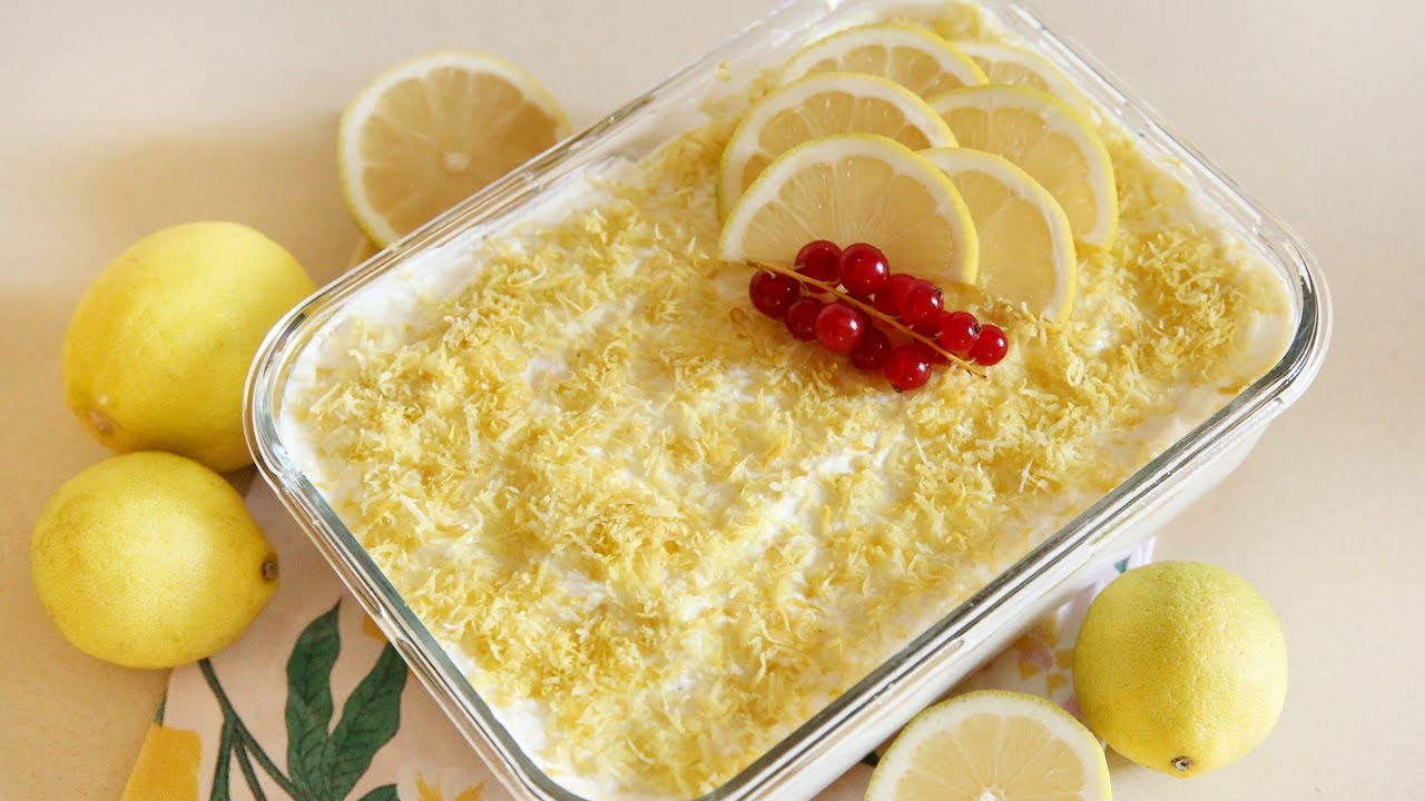 Lemon Tiramisu (No Eggs) Recipe 🍋