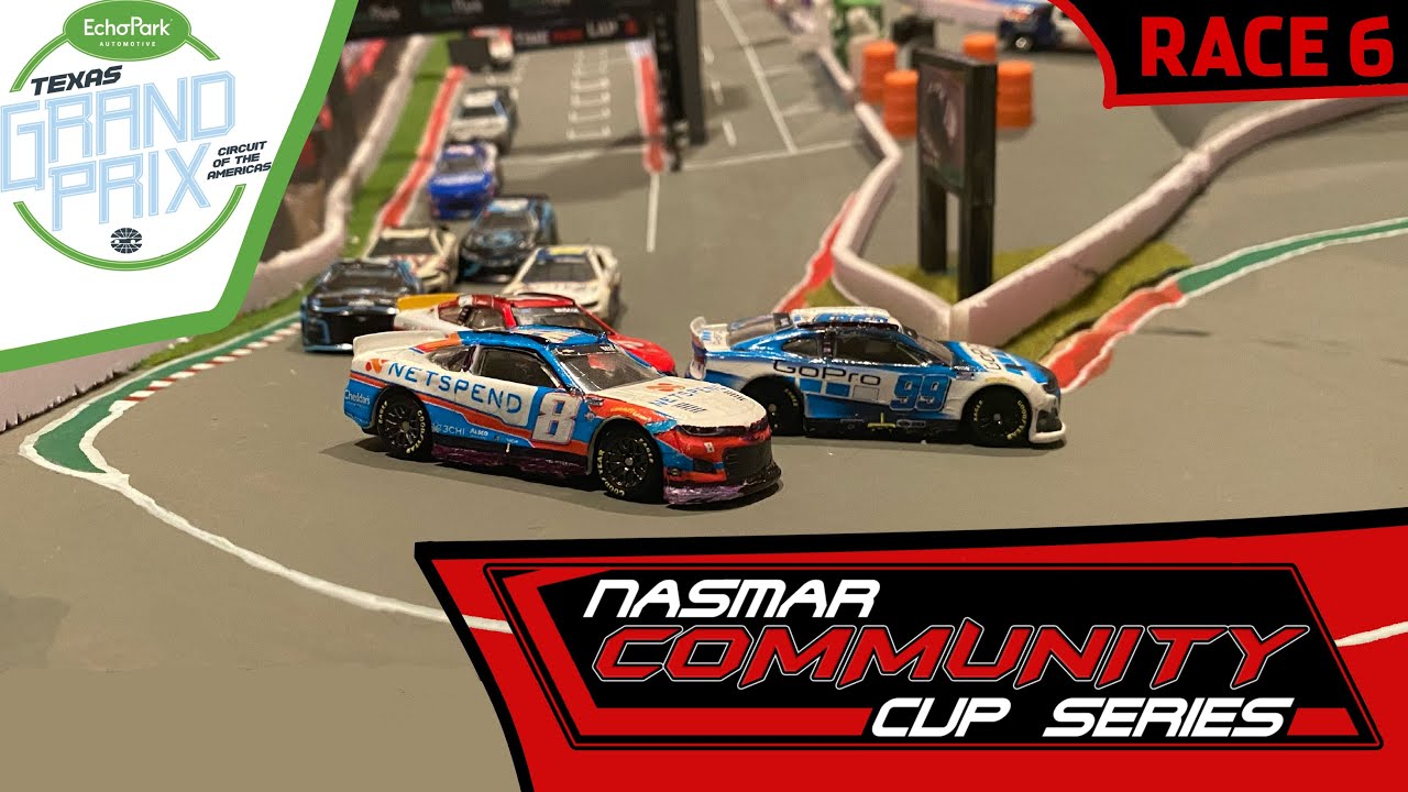 NASMAR Community Cup Series Race 6/36: COTA [NASCAR Stop-Motion]