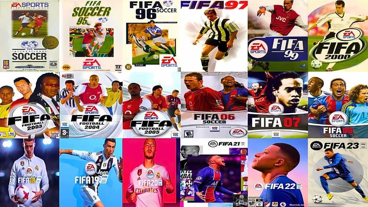 The Evolution of FIFA Games (1993-2025) 62 GAMES