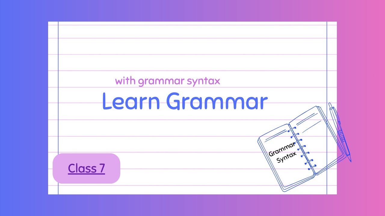 Types of Verbs in English Grammar |  Grammar Syntax