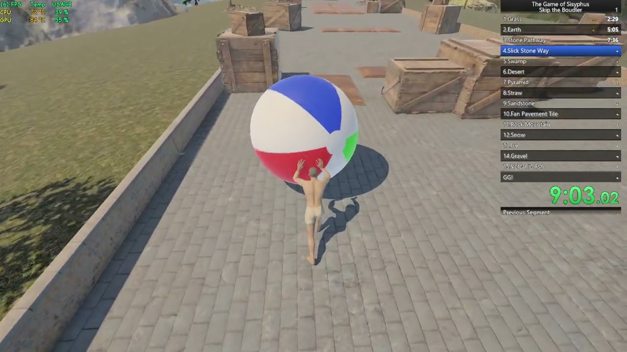the game of sisyphus speedrun lightweight
