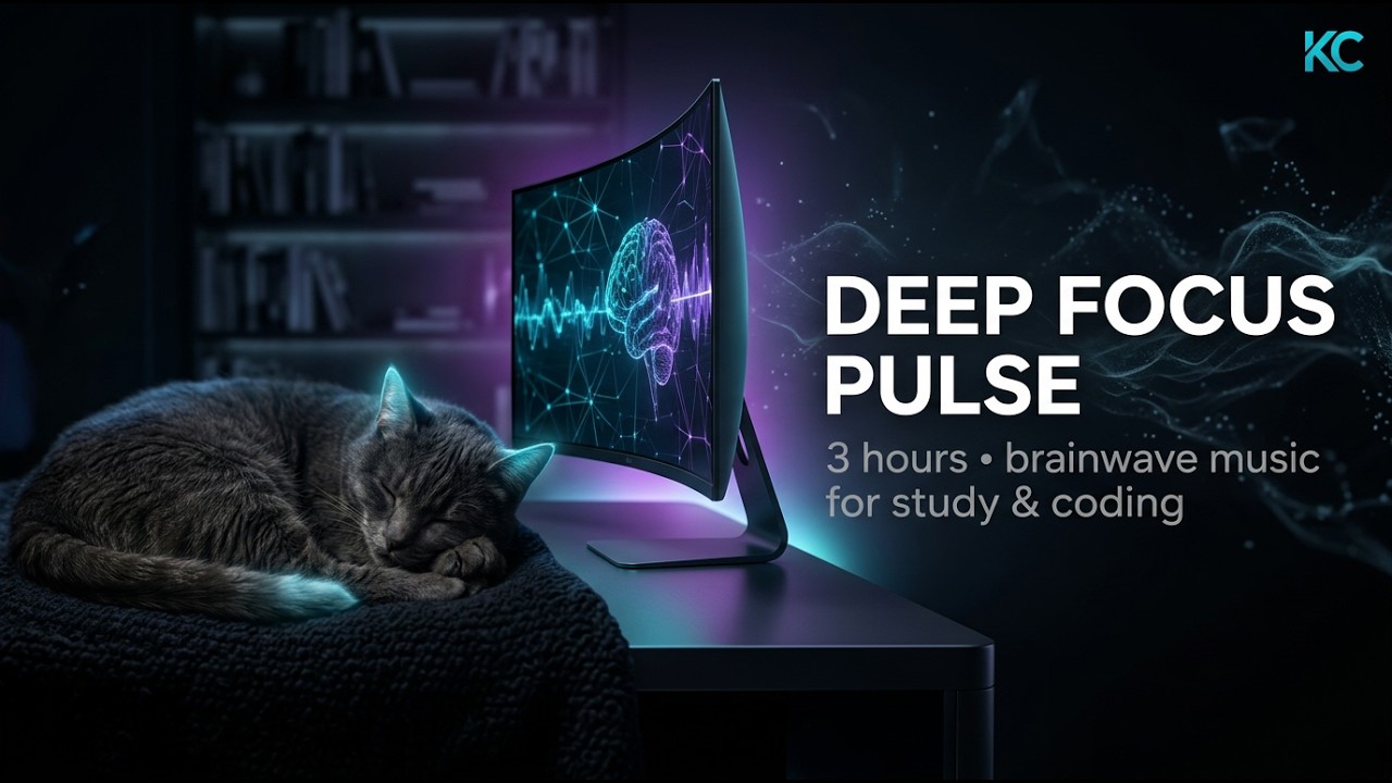 Deep Focus Pulse – Ambient Brainwave‑Style Music for Study & Coding