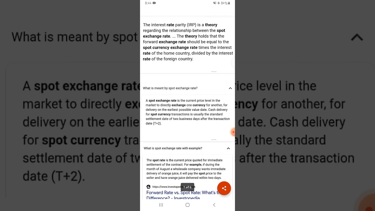 spot exchange rate determination capital flow bs eco 6th (5) lec