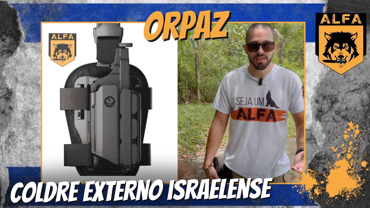 Coldre Externo ORPAZ - Coldre com suporte para arma com e sem lanterna