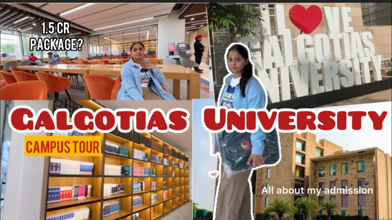 My Admission Day at Galgotias University | Full Campus Tour + Complete Info”🏫 #GalgotiasUniversity 