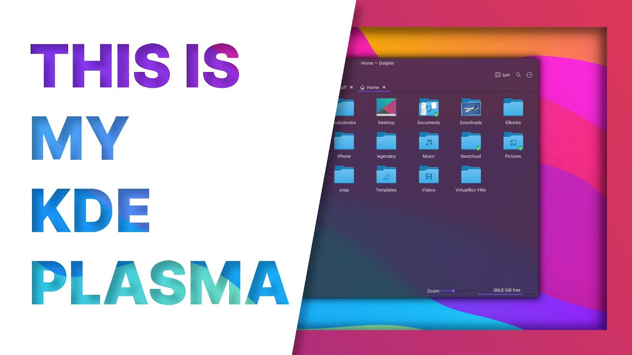 Как настроить рабочий стол KDE Plasma