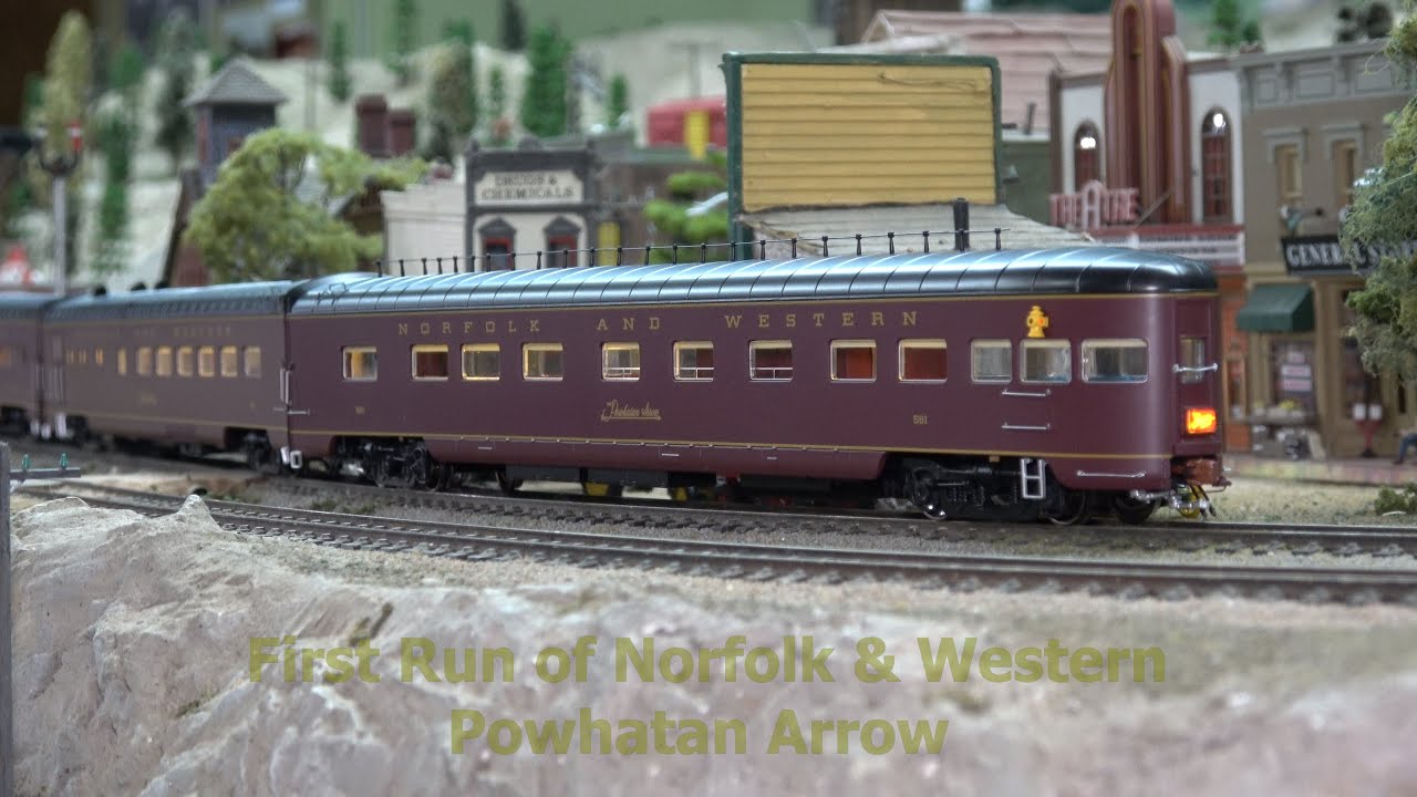 Review of the HO Fox Valley Models Norfolk & Western Powhatan Arrow Passenger Cars By Scale Trains
