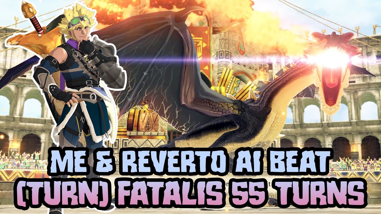 ME & REVERTO AI SLAY TURN FATALIS IN 55 TURNS OFFLINE & GUIDES INCLUDED - MONSTER HUNTER STORIES 2