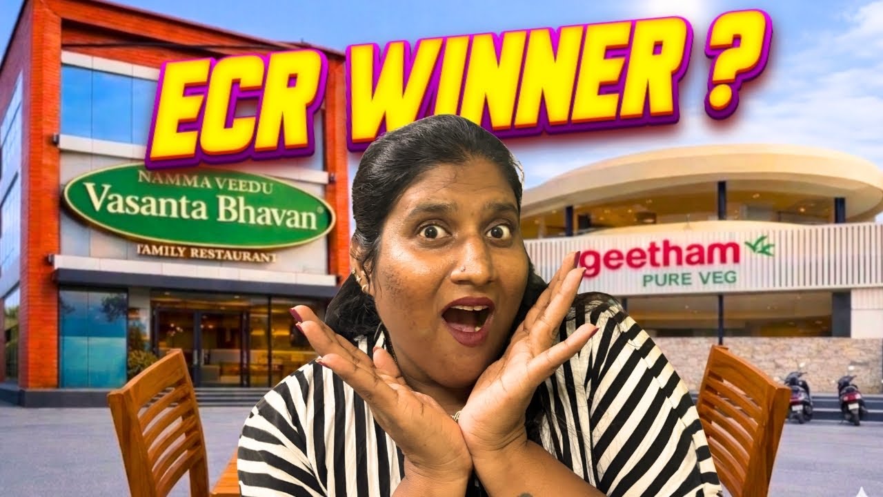 Vasanta Bhavan Vs Geetham 🍛 | Who Wins Best Breakfast Spot During Our Ecr Drive