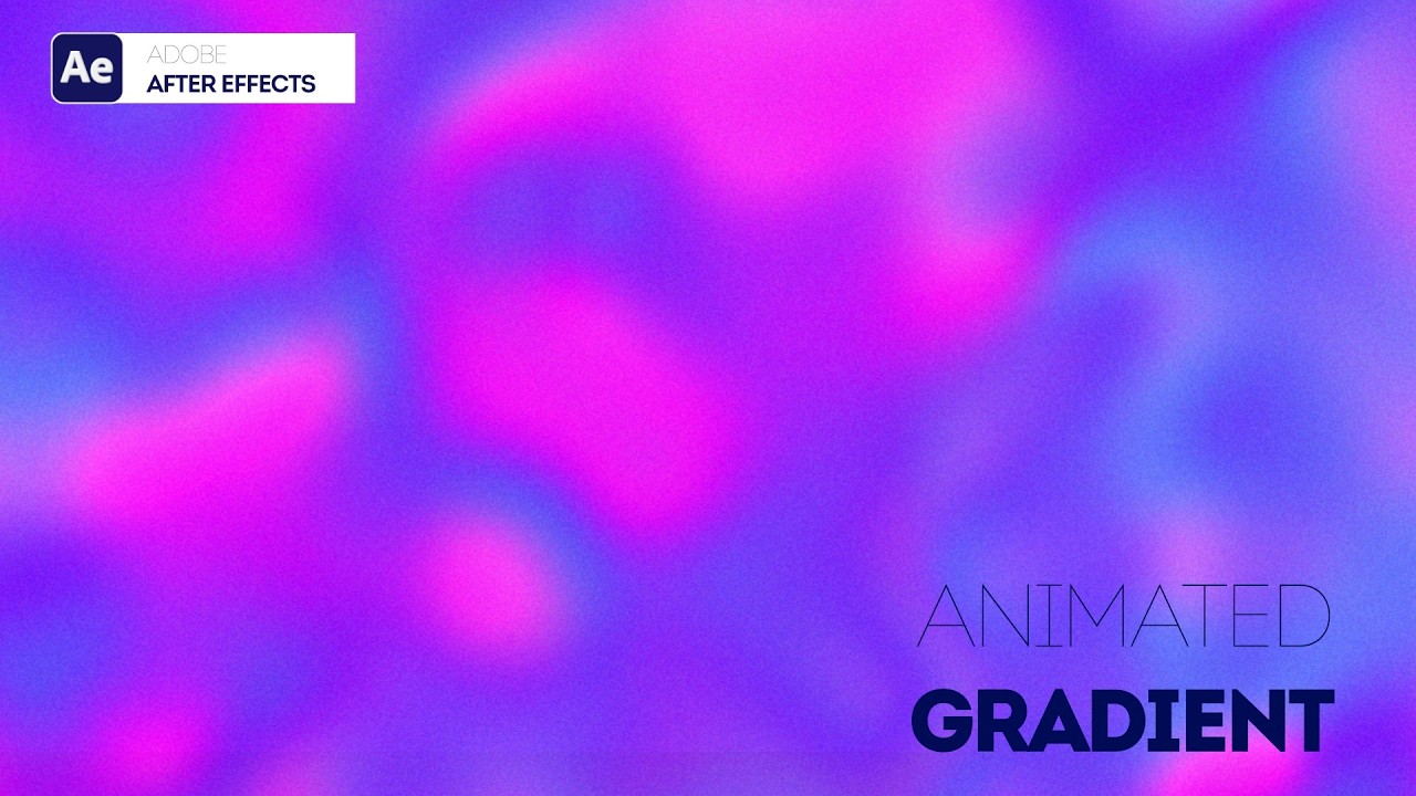 Viral Gradient Background in After Effects (1 Minute Tutorial)