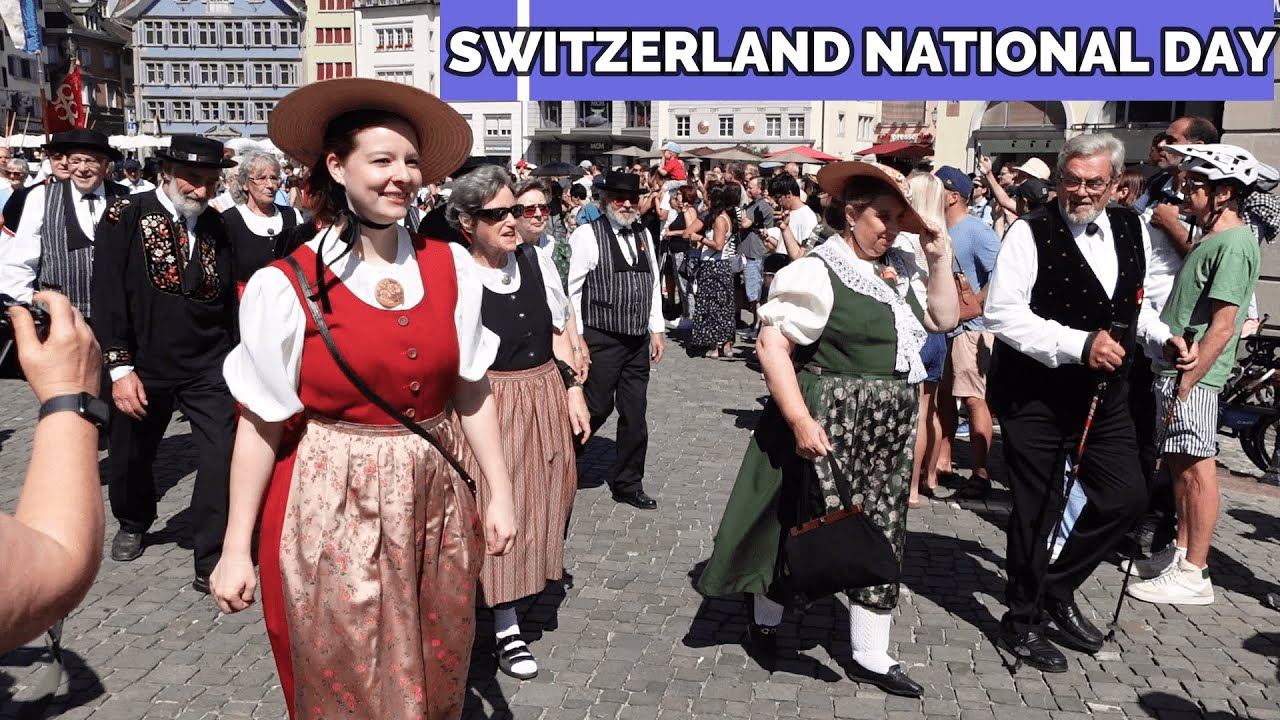 Switzerland national day in Zurich 2022 | Celebration in Zurich | Switzerland Traditions