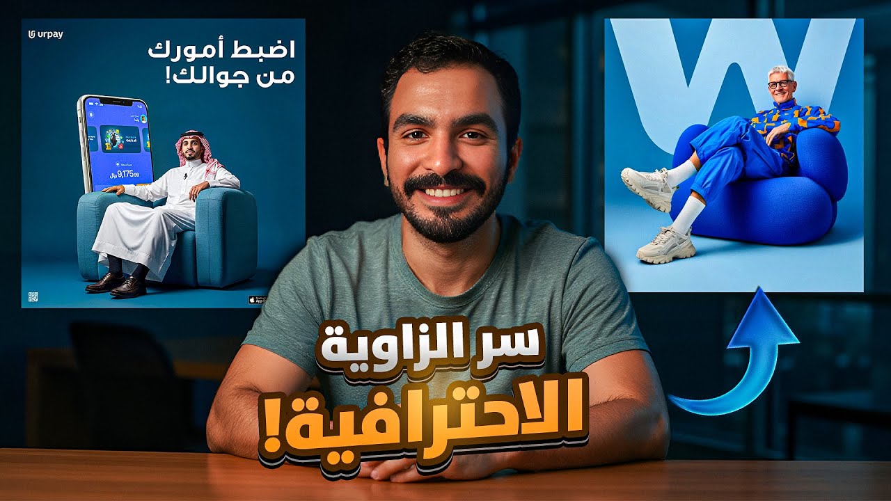 ازاي تجيب زاوية أي صورة وتعمل تصميم Ai مطابق 🔥 السر اللي هيغير شغلك!
