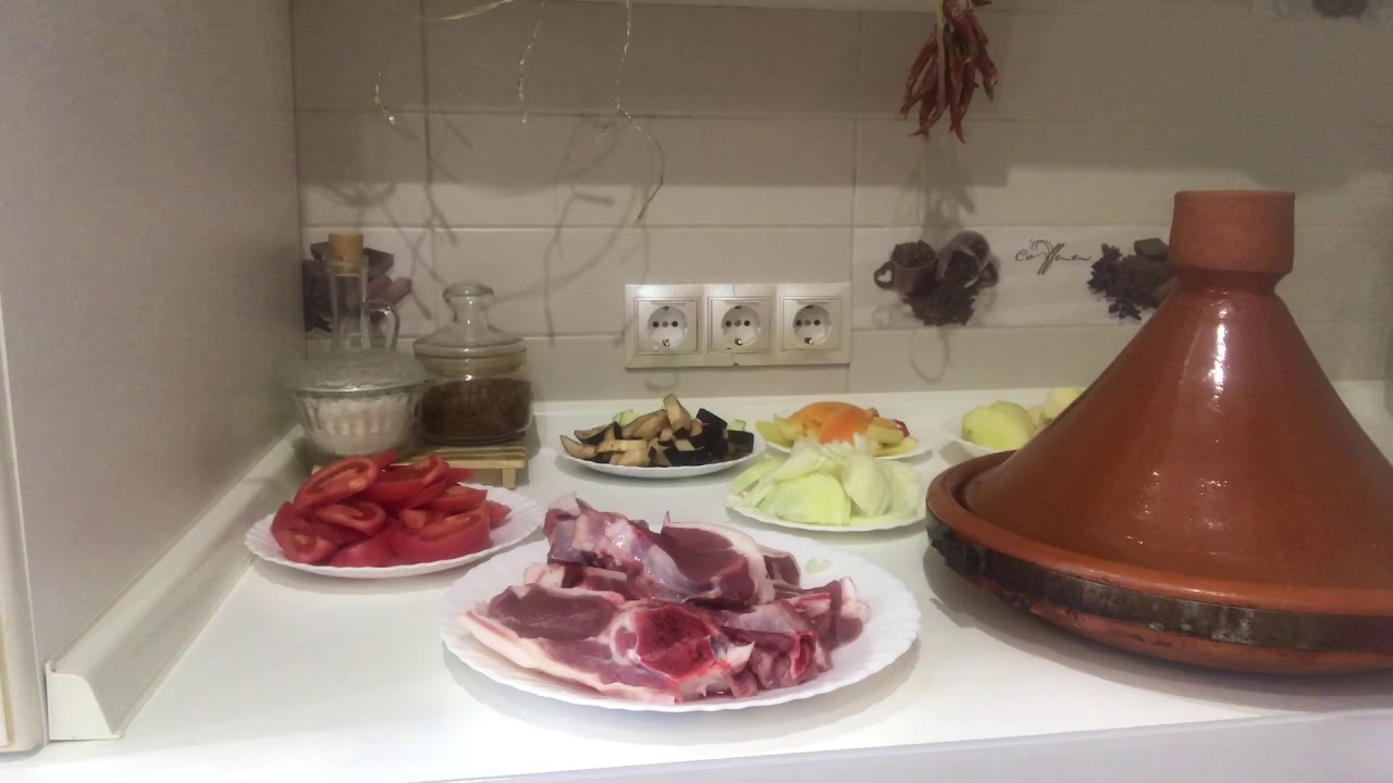 #рецепт#тушенаябаранина# Баранина с овощами в тажине