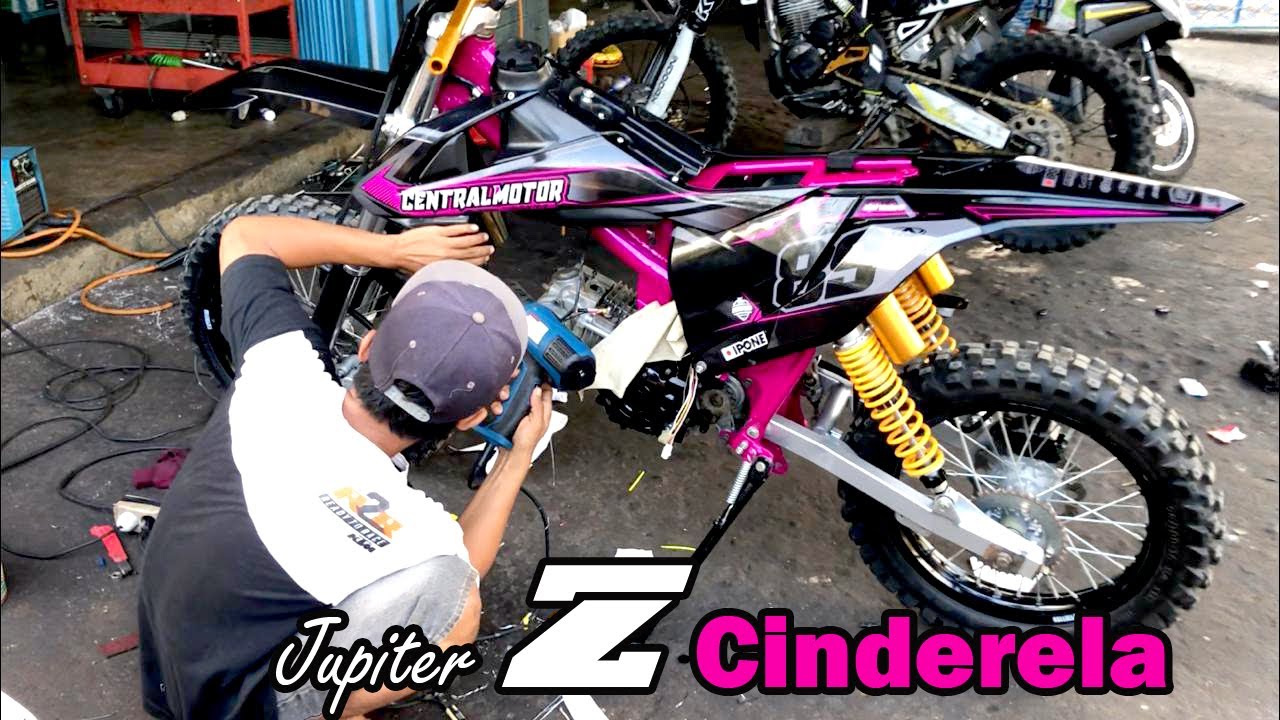 modifikasi yamaha jupiter Z menjadi moto trail gTx.