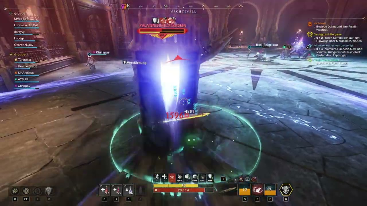 New World - Nighthaven // Isle of Night Raid  Dahut Offtank PoV