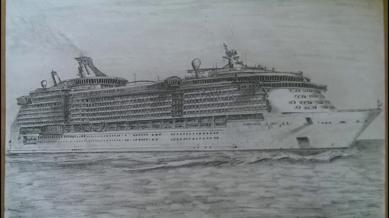 HOW TO DRAW INDEPENDENCE OF THE SEAS | 2016