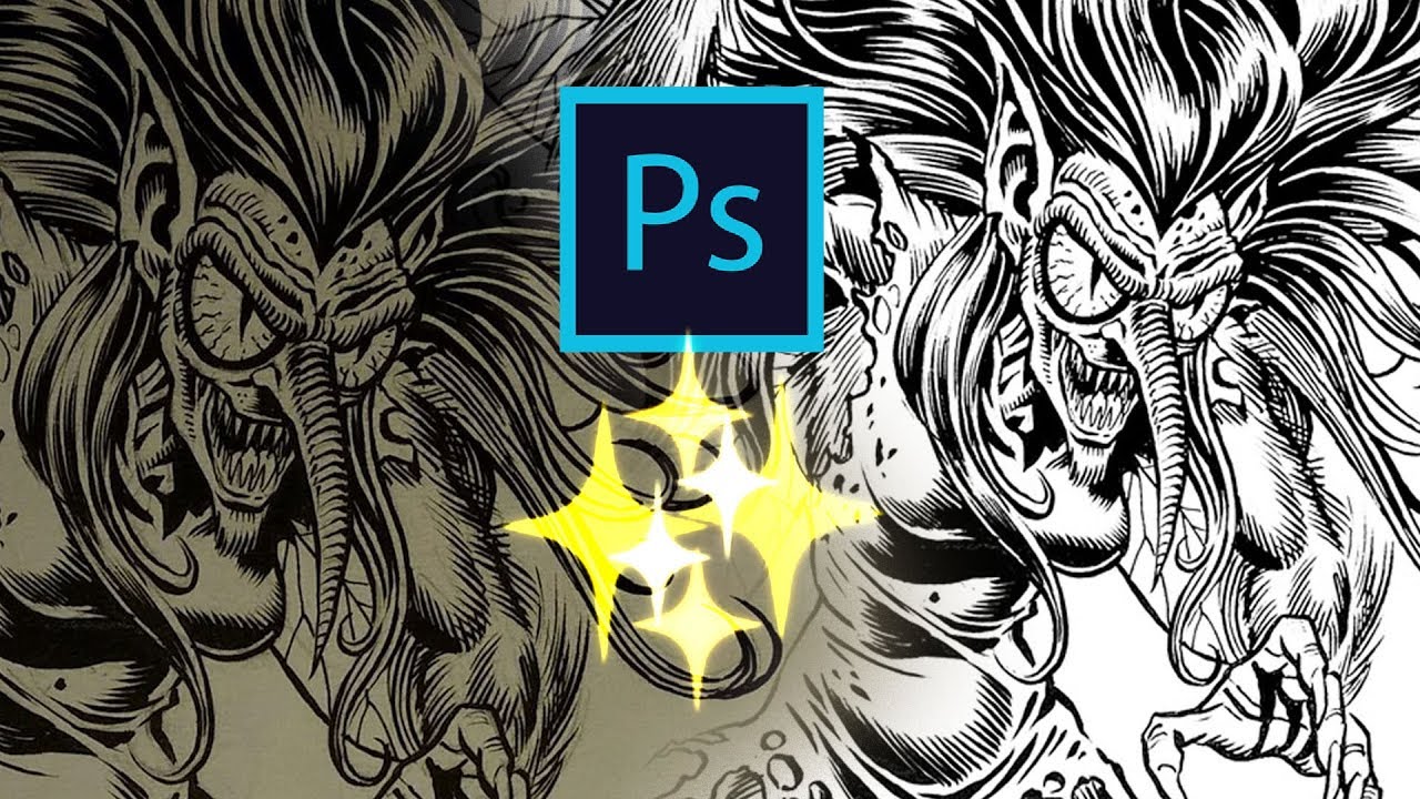 ✨How to Clean Up Messy Line Art w/Dodge and Burn!
