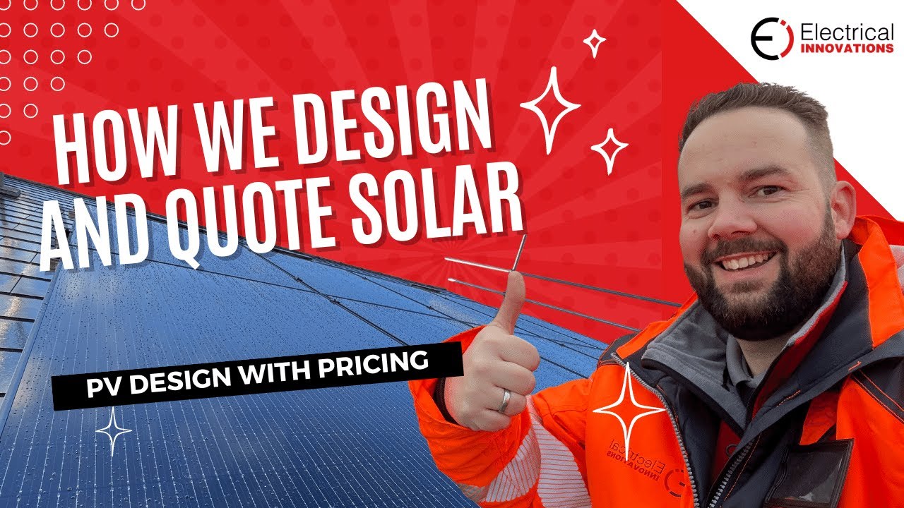 How We Design And Quote Solar PV installations - Live Example including pricing