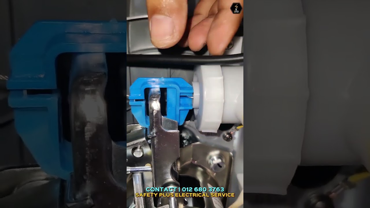 Mesin basuh sharp auto 7.5kg..masuk air terus keluar dekat over flow?Jom check apa masalah dia.🧐