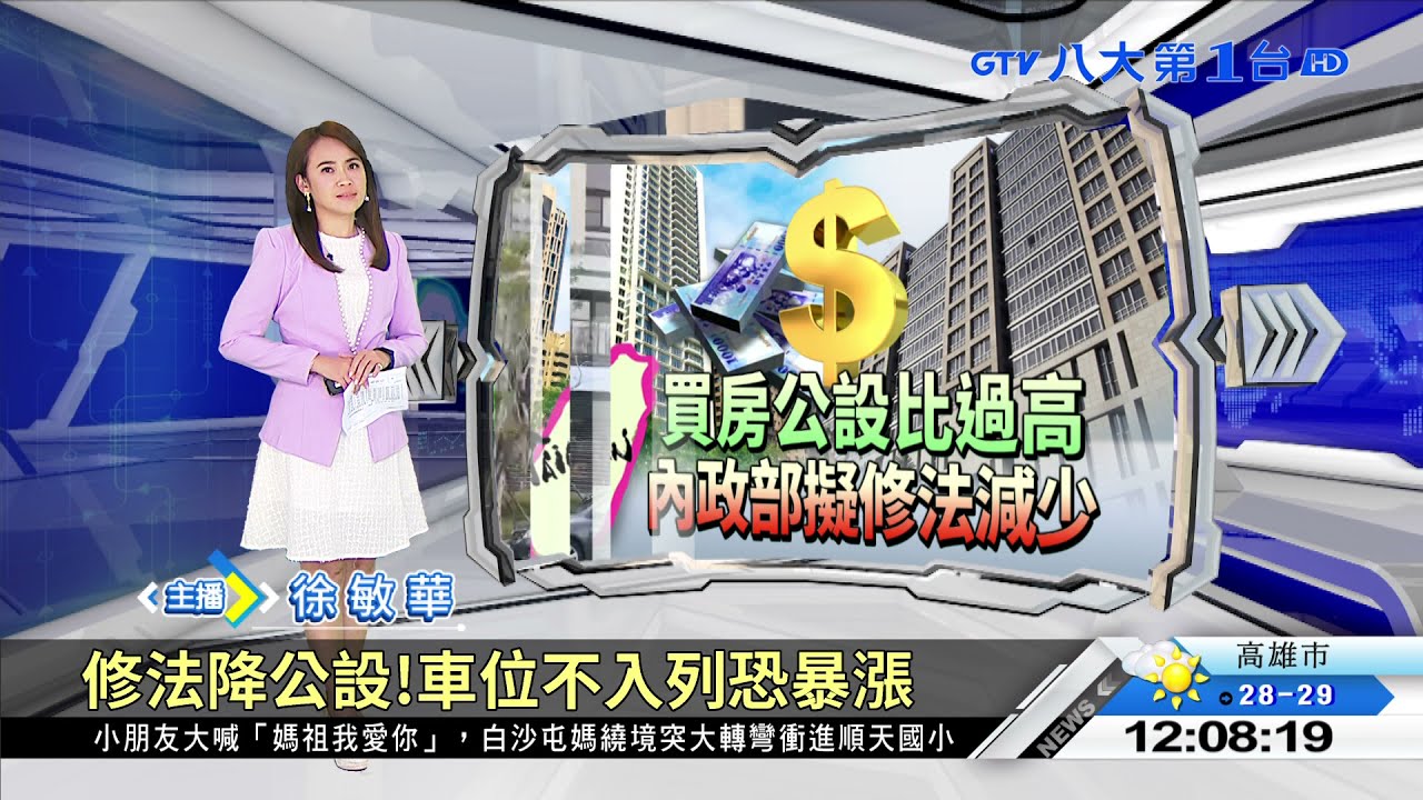 修法降公設!車位不入列恐暴漲 八大民生新聞 2021041203