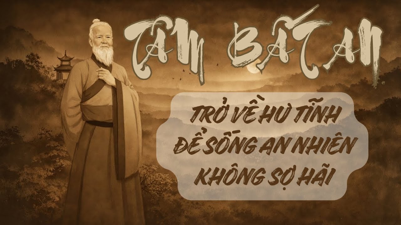 ⭐ Tâm bất an,  Lão Tử dạy trở về Hư – Tĩnh để sống an nhiên không còn sợ