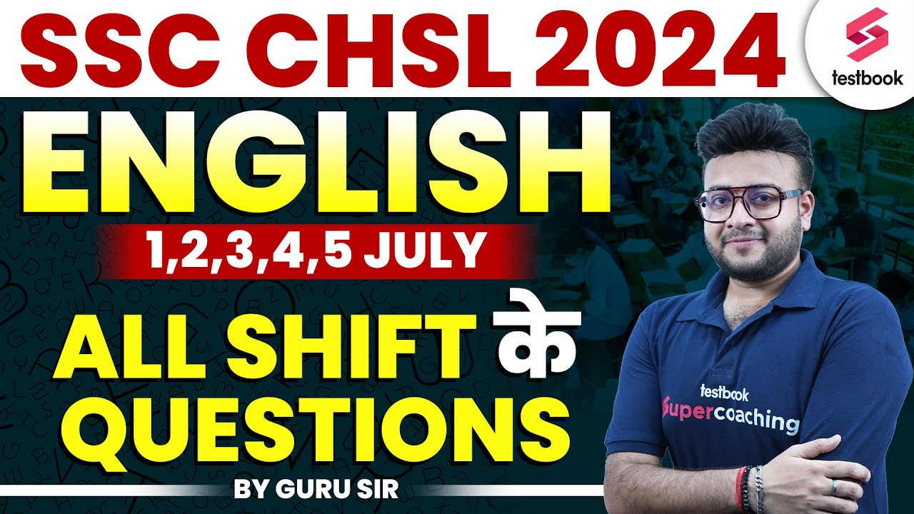 SSC CHSL 2024 | English All Shift Questions Analysis 2024 | By Guru Sir