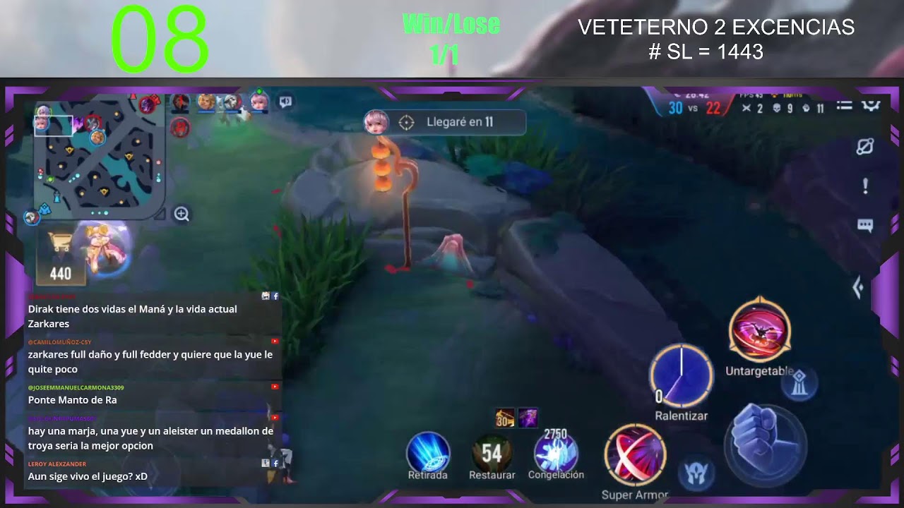 Siguiendo con las ranks #ArenaofValor #ReviviendoAoV