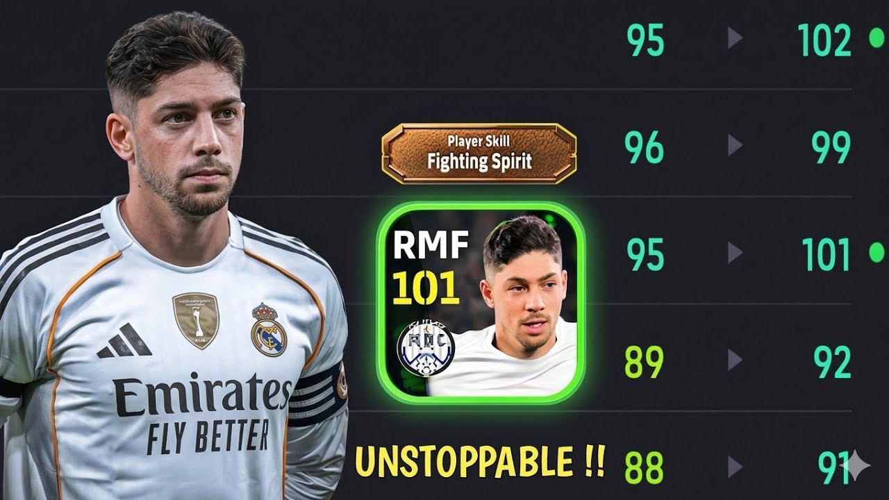 POTW Federico Valverde is INSANE 🔥 eFootball Mobile RMF Review