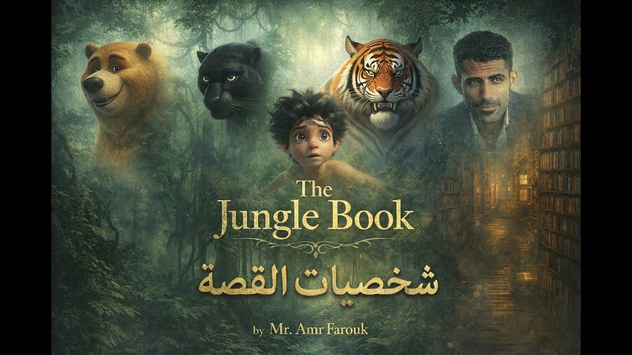 كل ما تريد معرفته عن شخصيات The Jungle Book (كتاب الأدغال) | مستر عمرو فاروق