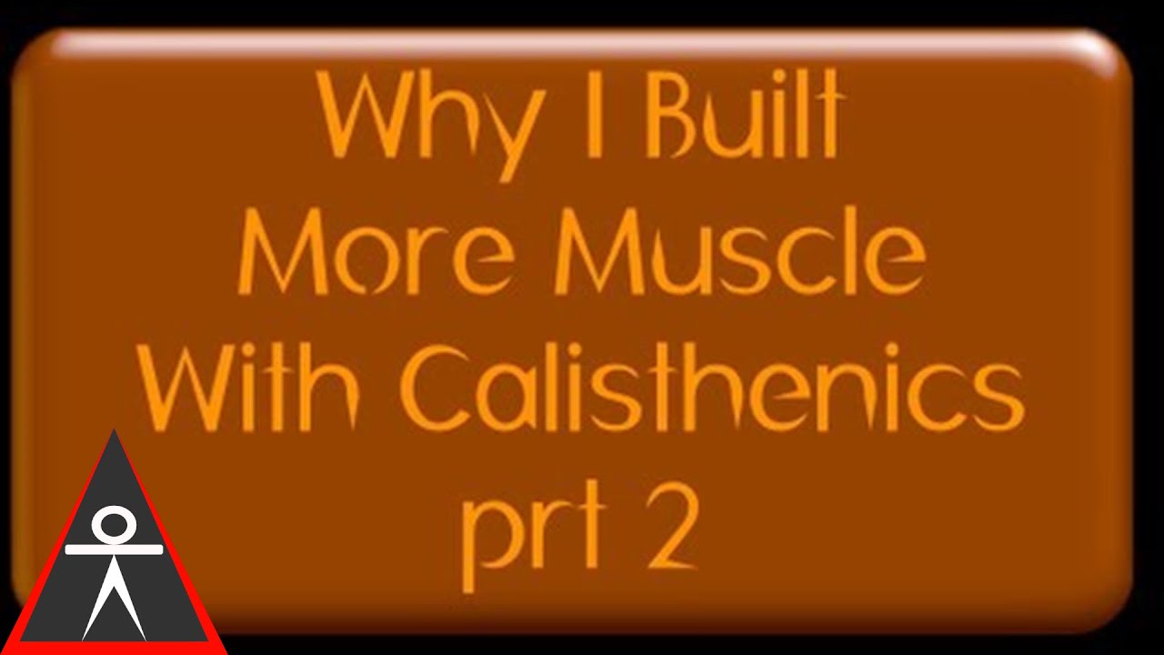 Why I Built More Strength & Muscle With Progressive Calisthenics prt2