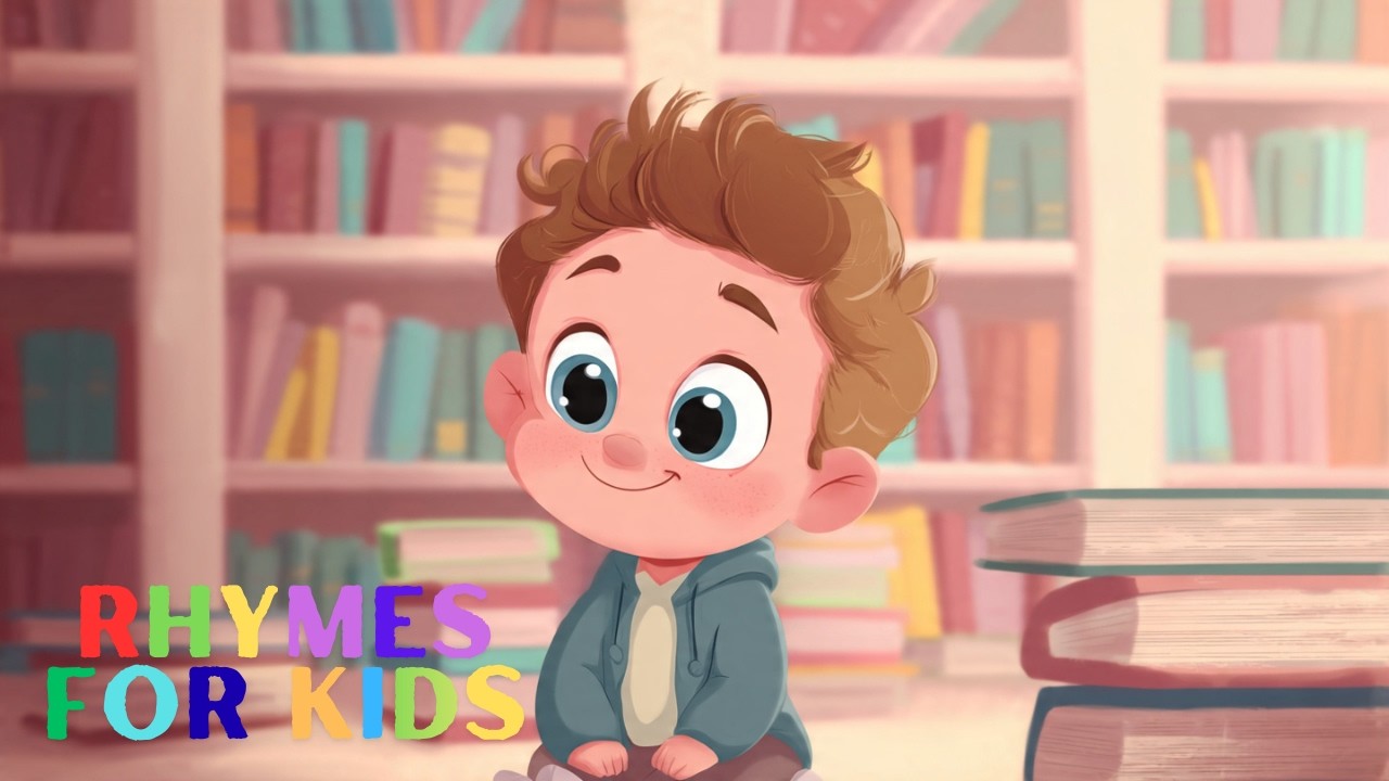 Books Are Our Friends  Kids Nursery Rhyme & Animation📚