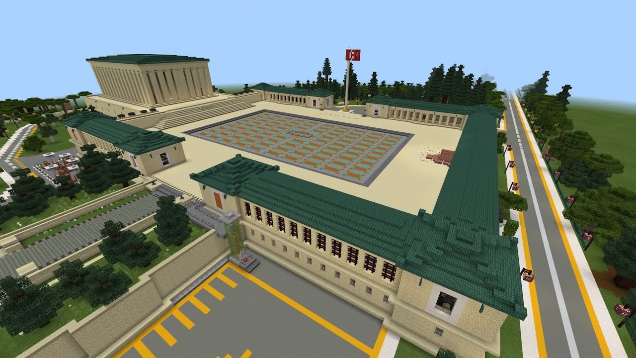 Minecraft'ta ANITKABİR | Anıtkabir in Minecraft (mausoleum of Atatürk)