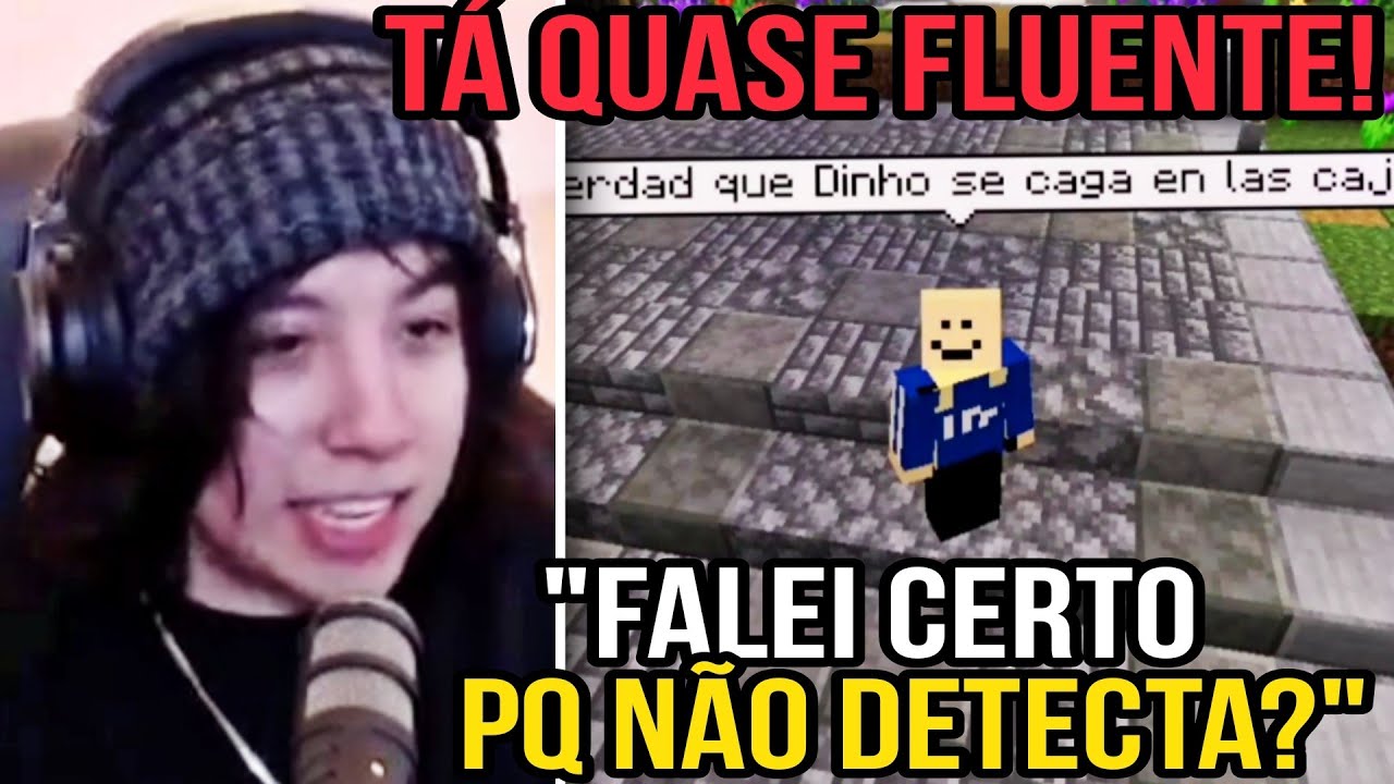 QUACKITY TREINANDO O PORTUGUÊS COM O TRADUTOR DO JOGO | MINECRAFT QSMP
