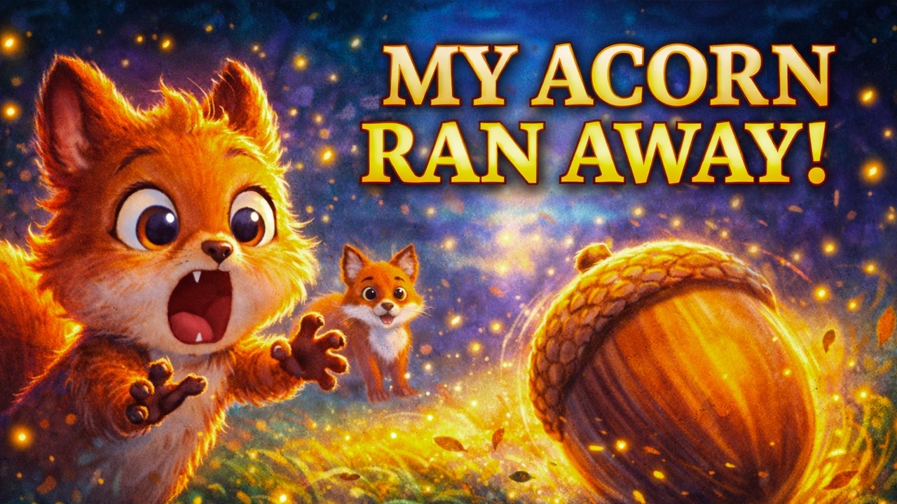 Pip’s Acorn Escaped! | Calm Bedtime Story for Kids | Fern the Fox of Whispering Woods