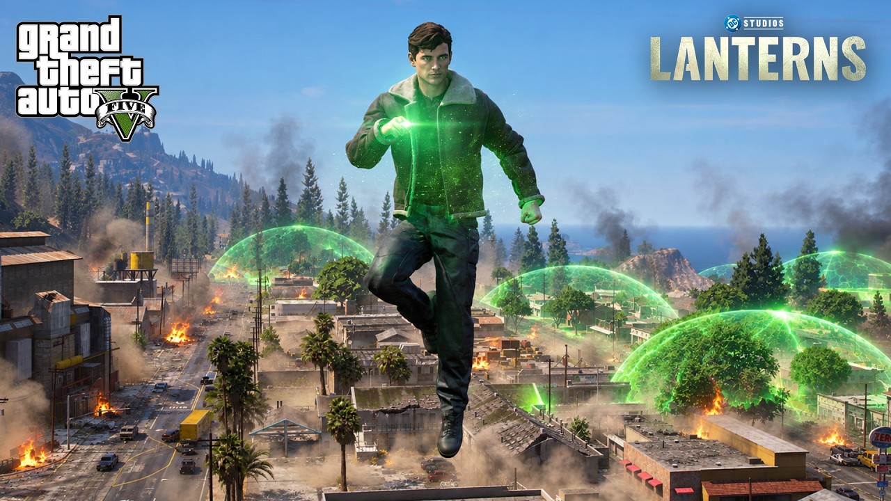 GTA 5 - Hal Jordan Mod Gameplay | Lanterns (2026)
