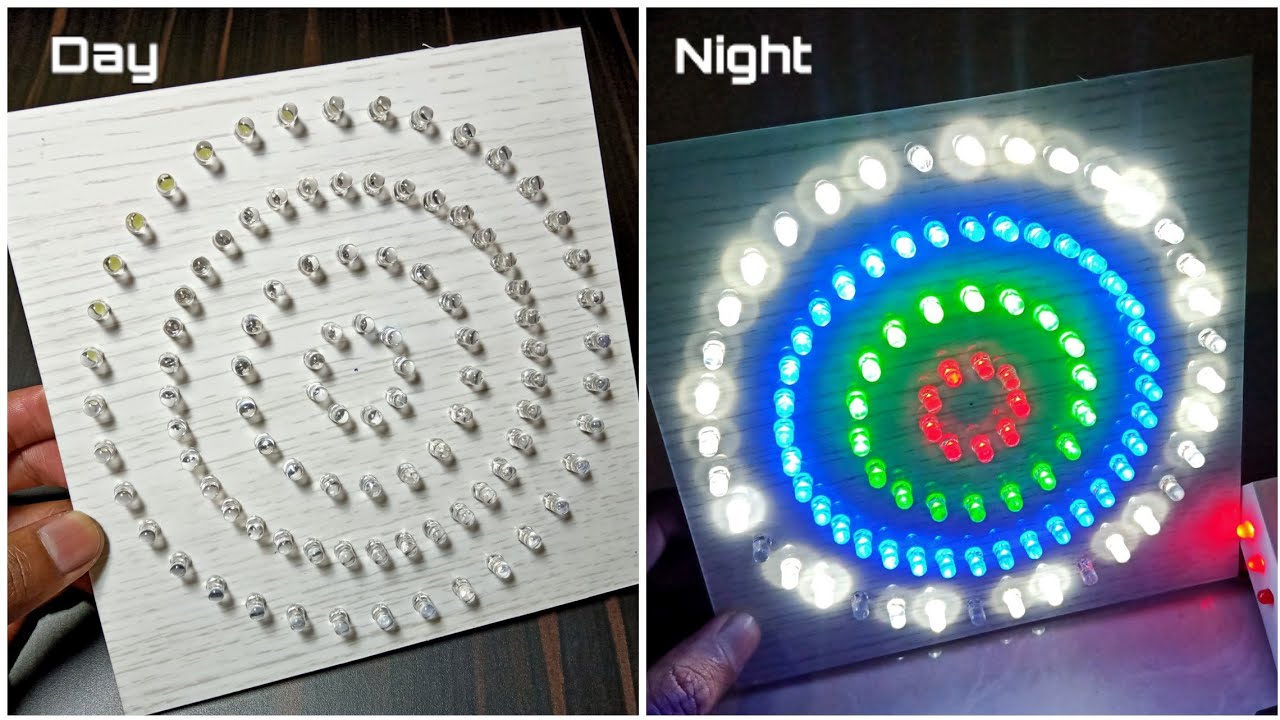 How To Make Led Decoration Light At Home | Making A Mini Led Board | By - CreativeShivaji