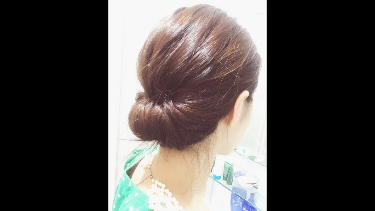Little Fairy Makeup♫ Hair Style 可愛復古半丸子頭 辦公室簡單盤髮 上班美麗不手殘