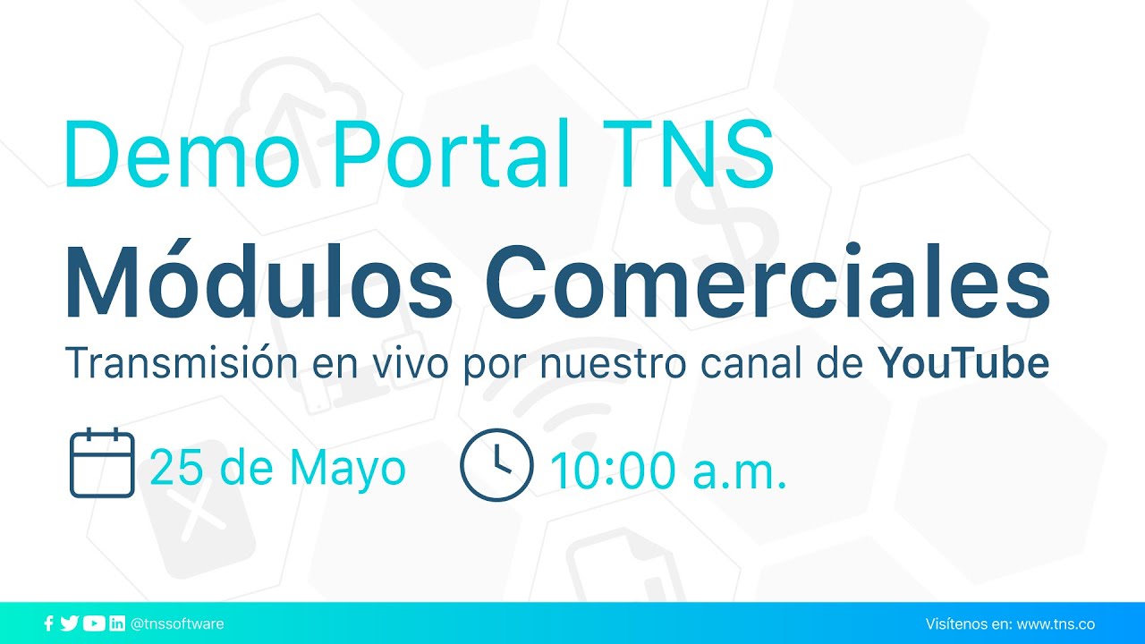 DEMO PORTAL TNS - MÓDULOS COMERCIALES